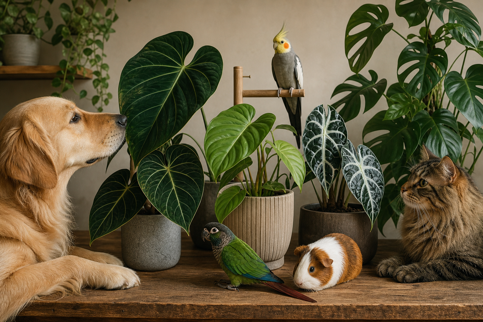 Danger de l’anthurium : sécurité des aroïdes